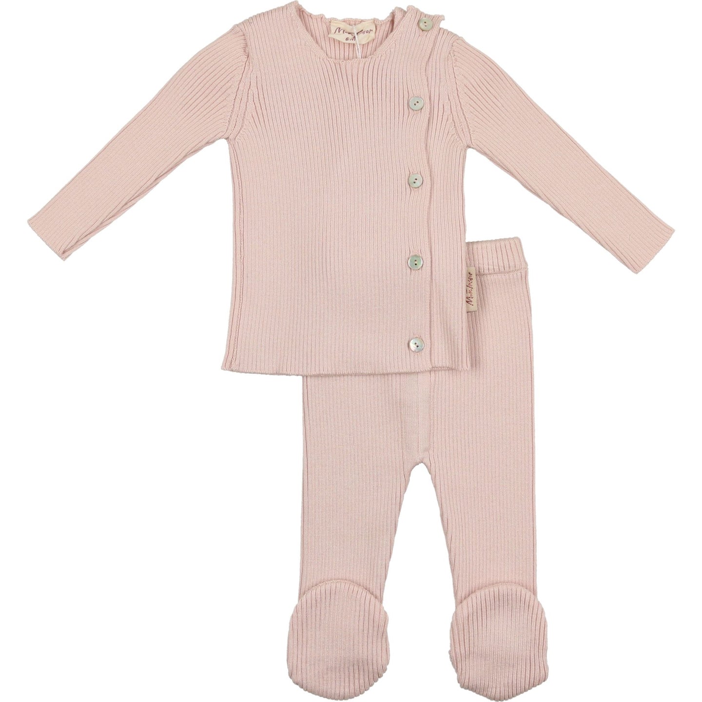 Pale Pink Euro Collection 2 Piece