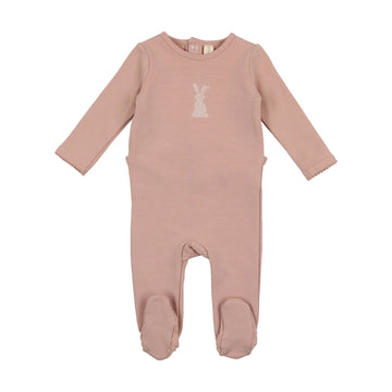 Pink Bunny Footie