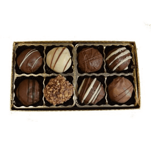 8 Pc Chocolate Truffle Box