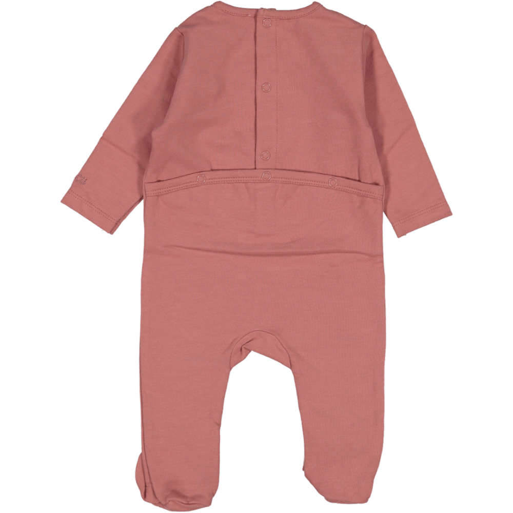 Rose Pink Ribbon Footie