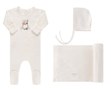 Ivory Embroidered Wagon Layette Set