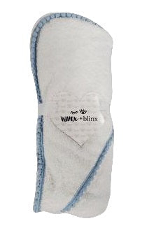 Blue Pom Hooded Towel