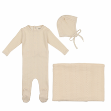 Candle Light Cable Weave Layette Set