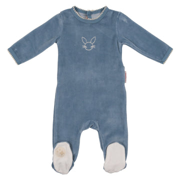 Blue Bunny Footie