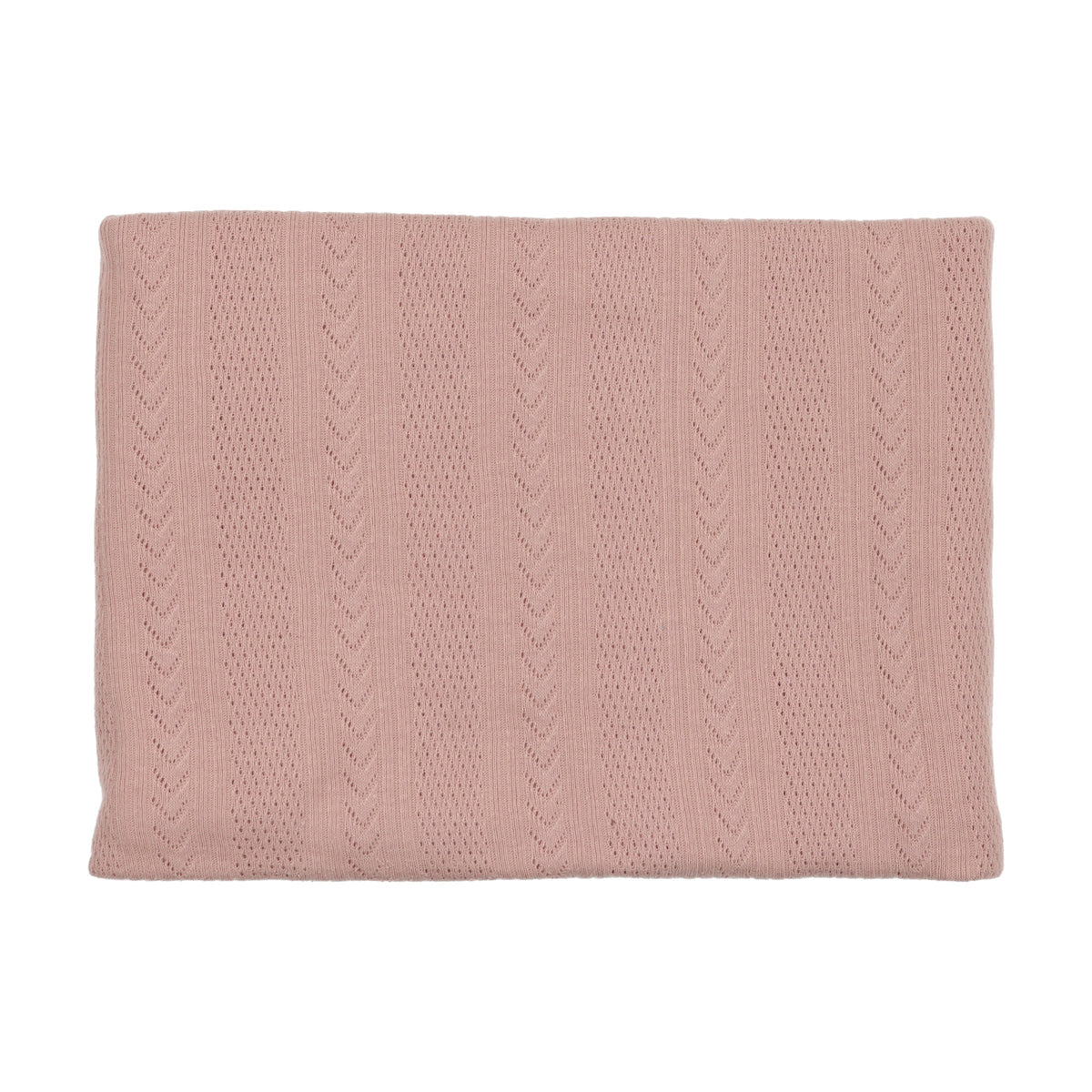 Pink Cable Weave Layette Set