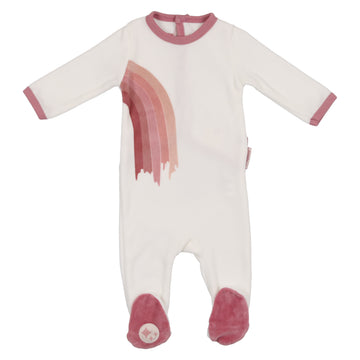 Ivory Pink Masterpiece Footie