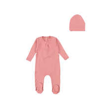 Dusty Pink Modal Footie and Beanie