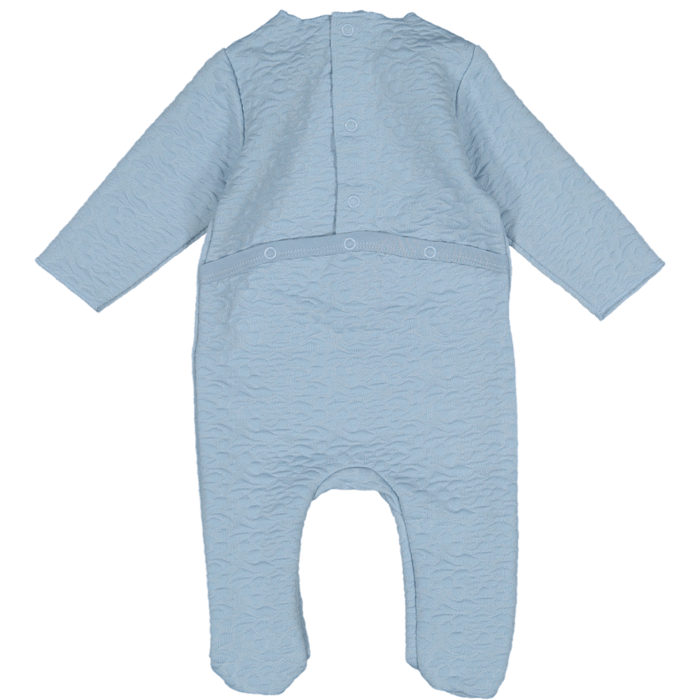 Blue Textured Footie