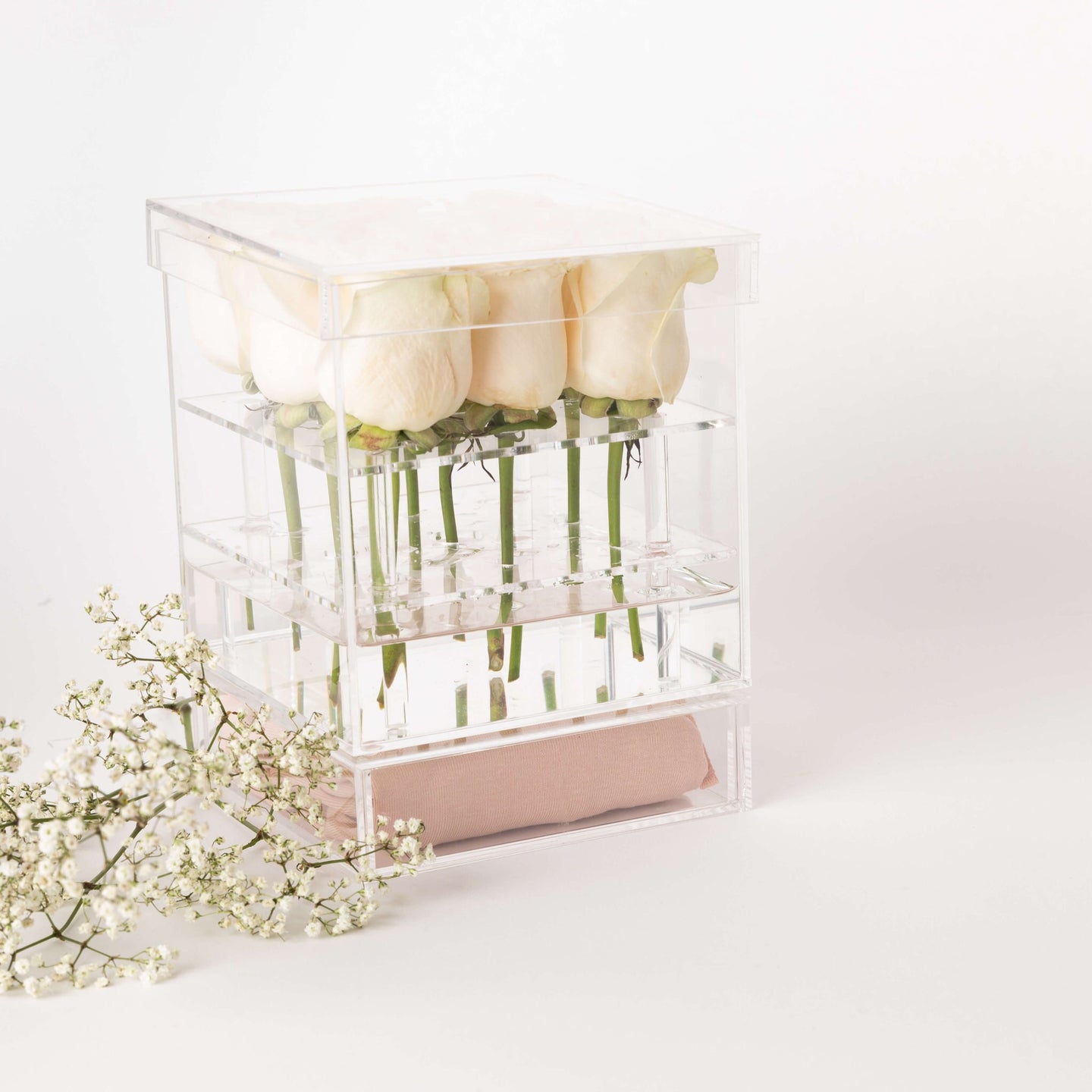 9 Hole Rose Box Gift Package