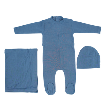 Denim Modal Layette Set