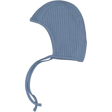 Blue Ribbed Bonnet