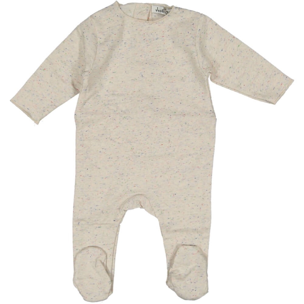 Oatmeal Speckled Footie
