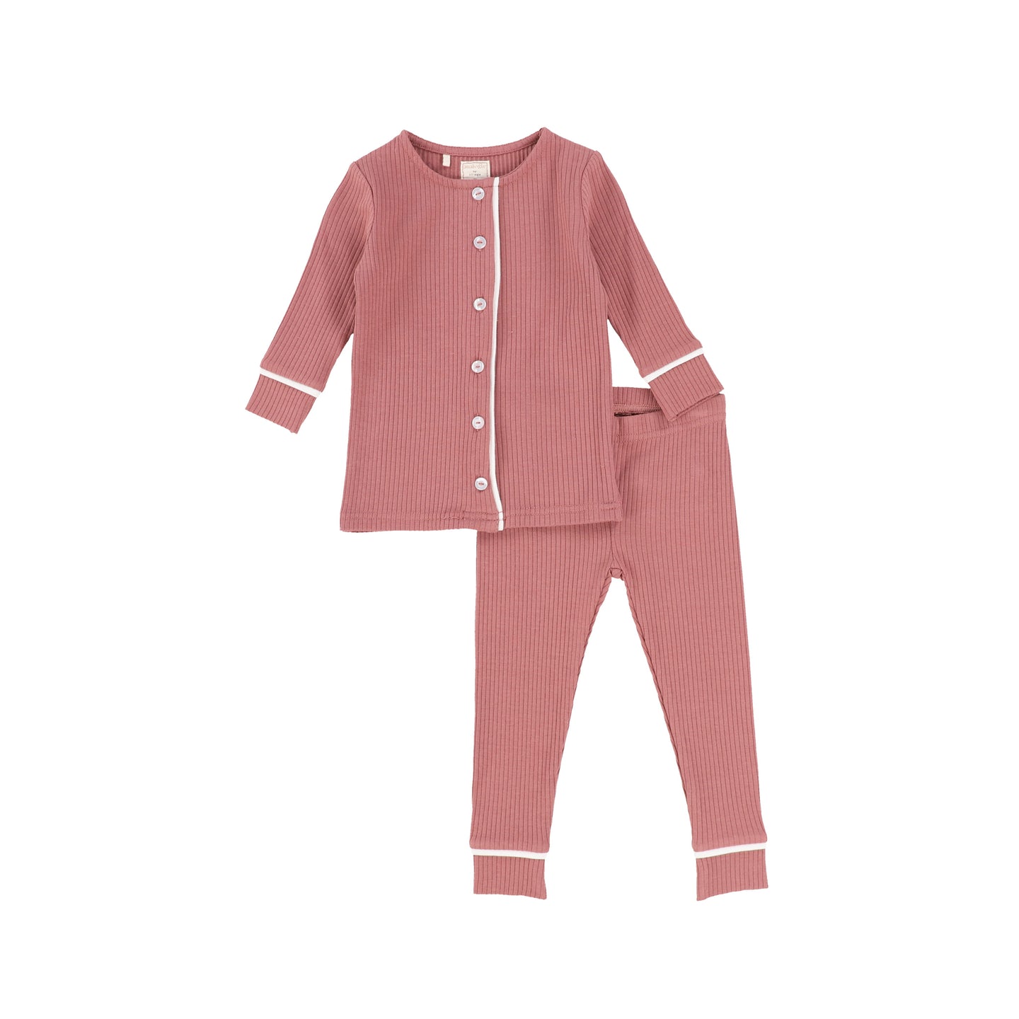 Rose Button Front Pajamas
