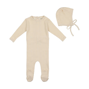 Candle Light Cable Weave Layette Set