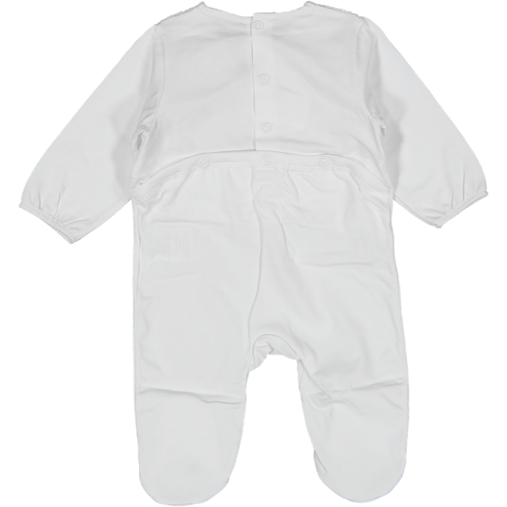 White Lace Detail Footie