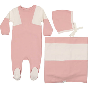 Pink Color a la Mode Layette Set