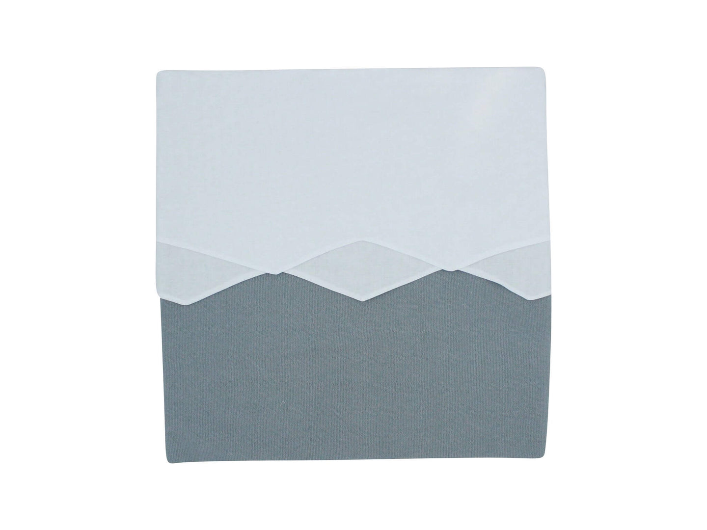 Grey Scalloped Layette Set