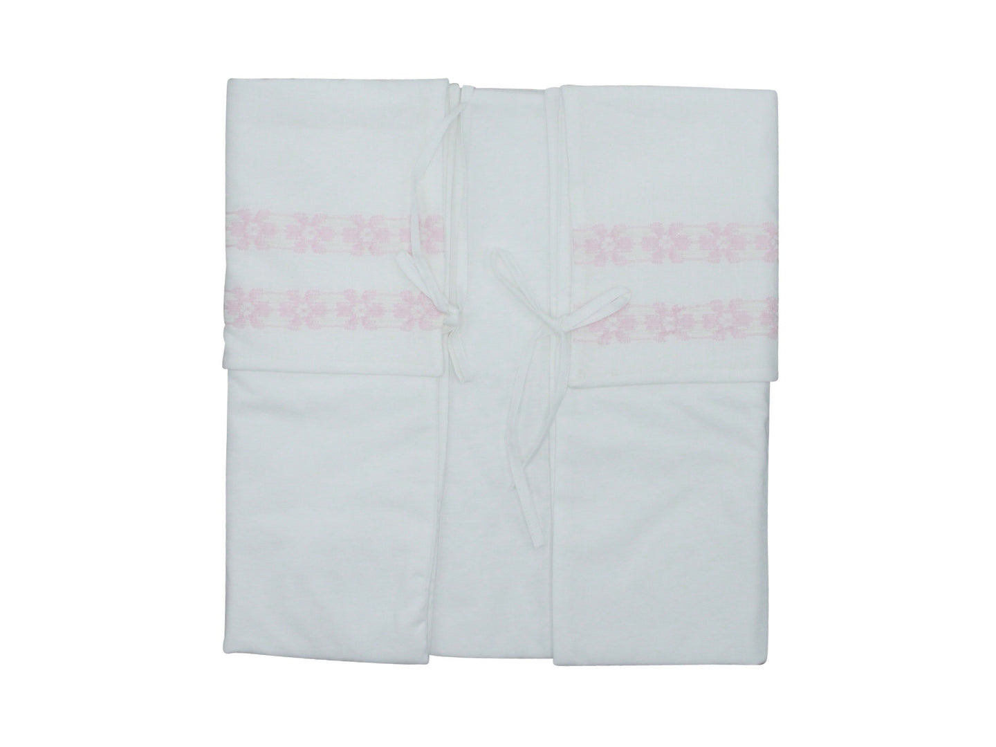 Pink Embroidered Layette Set