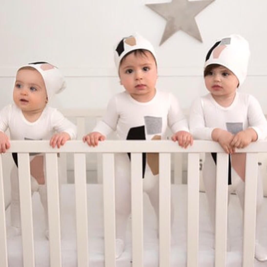 Rose Abstract Footie and Beanie