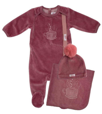 Rose Hug In A Mug Layette Set